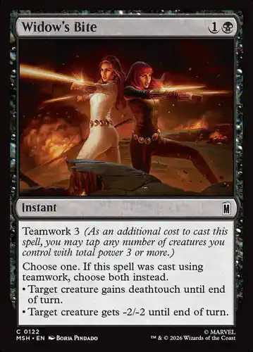 Widow's Bite - msh Spoiler