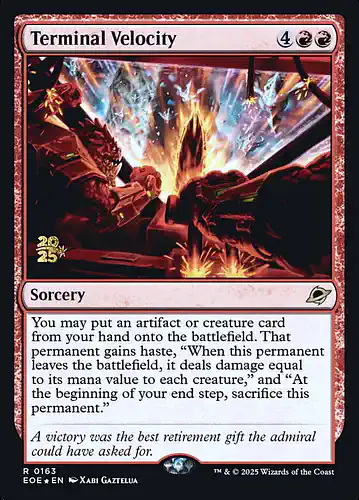 Terminal Velocity - eoe Spoiler