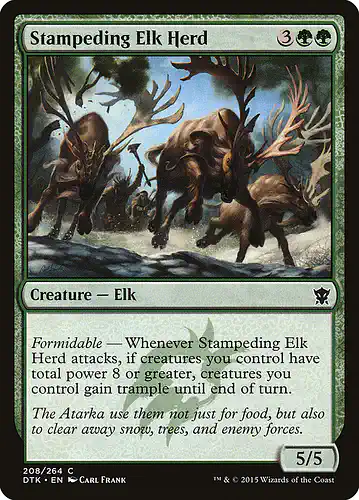Stampeding Elk Herd - dtk Spoiler