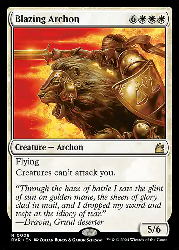Blazing Archon - rvr Spoiler