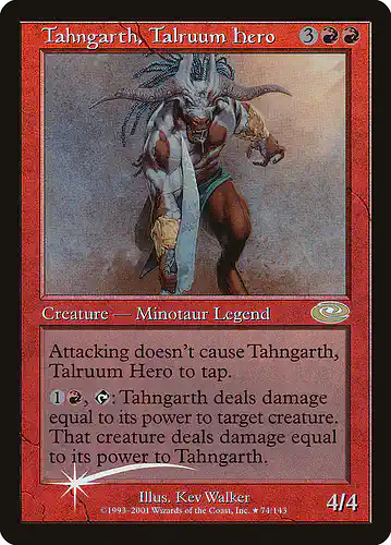 Tahngarth, Talruum Hero - pls Spoiler