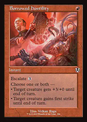 Borrowed Hostility - inr Spoiler