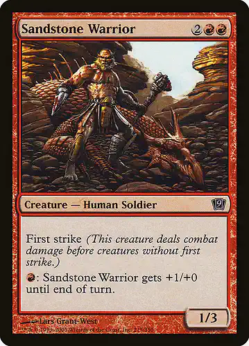 Sandstone Warrior - 9ed Spoiler