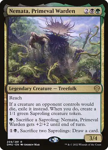 Nemata, Primeval Warden - dmu Spoiler