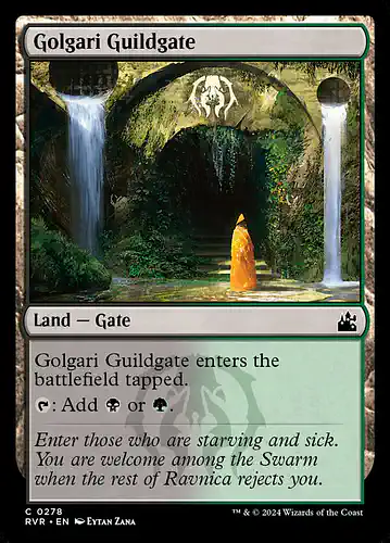 Golgari Guildgate - rvr Spoiler