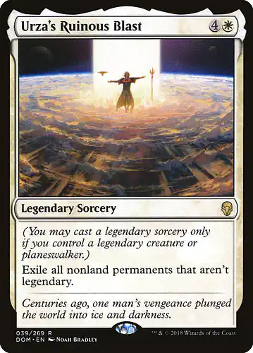 Urza's Ruinous Blast - dom Spoiler