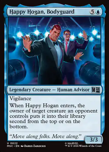 Happy Hogan, Bodyguard - msc Spoiler
