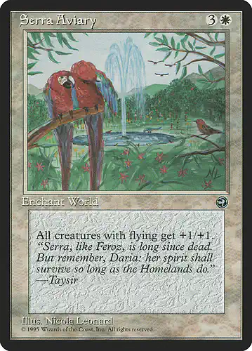 Serra Aviary - hml Spoiler