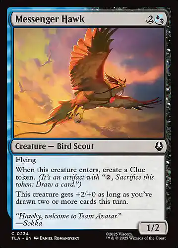 Messenger Hawk - tla Spoiler
