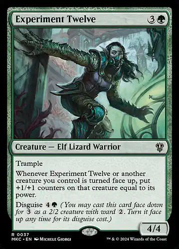 Experiment Twelve - mkc Spoiler