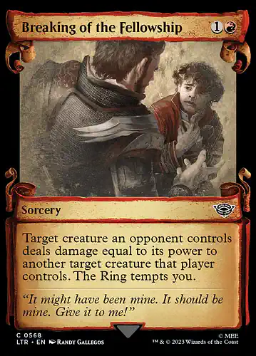 Breaking of the Fellowship - ltr Spoiler