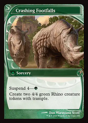 Crashing Footfalls - mb2 Spoiler