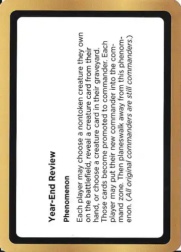 Year-End Review - unk Spoiler