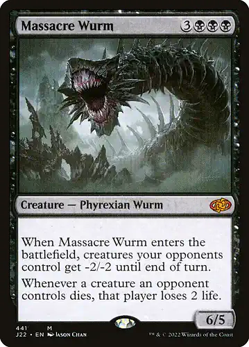 Massacre Wurm - j22 Spoiler