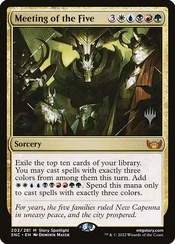 Meeting of the Five - snc Spoiler