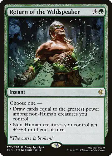 Return of the Wildspeaker - eld Spoiler