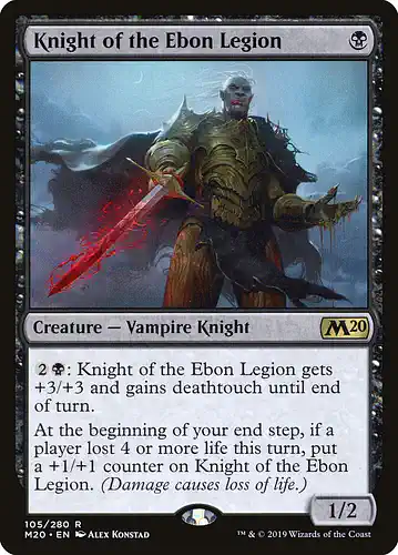 Knight of the Ebon Legion - m20 Spoiler