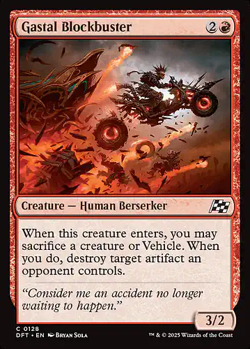 Gastal Blockbuster - dft Spoiler