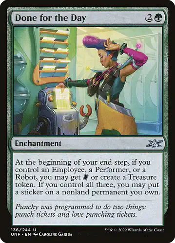 Done for the Day - unf Spoiler