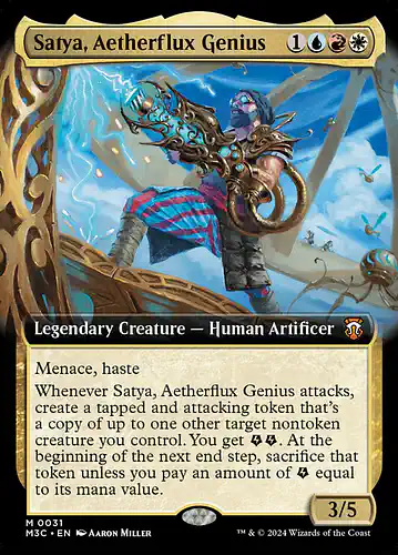 Satya, Aetherflux Genius - m3c Spoiler