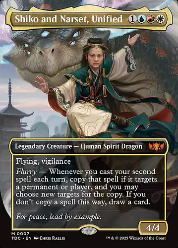 Shiko and Narset, Unified - tdc Spoiler
