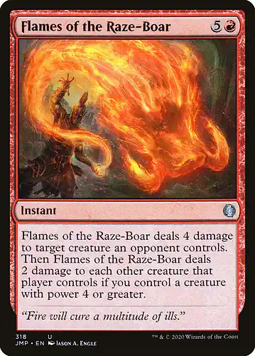 Flames of the Raze-Boar - jmp Spoiler