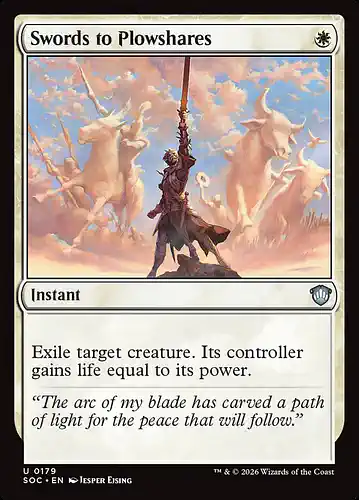 Swords to Plowshares - soc Spoiler