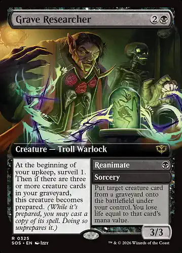 Grave Researcher - sos Spoiler