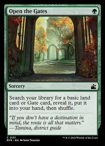 Open the Gates - rvr Spoiler