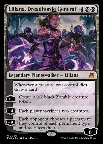 Liliana, Dreadhorde General - rvr Spoiler