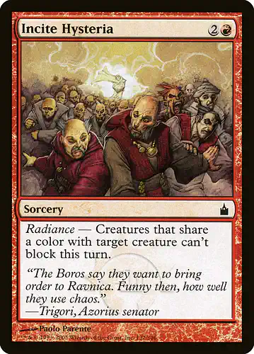 Incite Hysteria - rav Spoiler