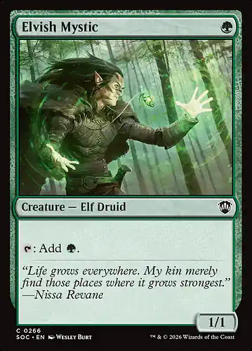 Elvish Mystic - soc Spoiler