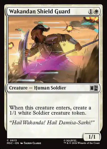 Wakandan Shield Guard - msc Spoiler