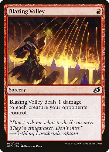 Blazing Volley - iko Spoiler