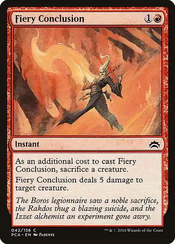 Fiery Conclusion - pca Spoiler