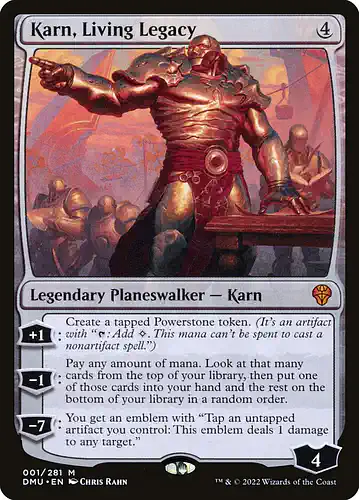 Karn, Living Legacy - dmu Spoiler
