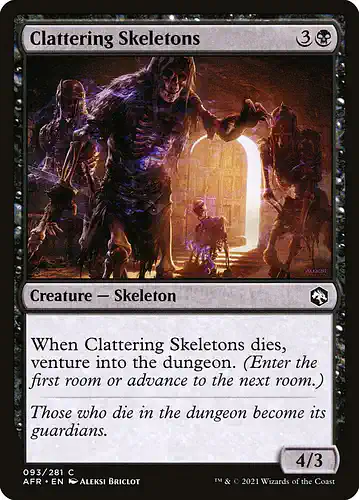 Clattering Skeletons - afr Spoiler