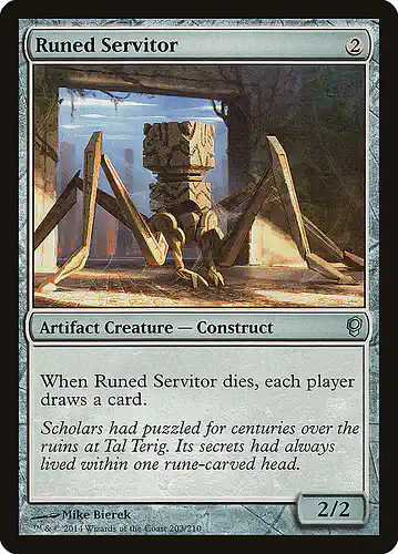 Runed Servitor - cns Spoiler