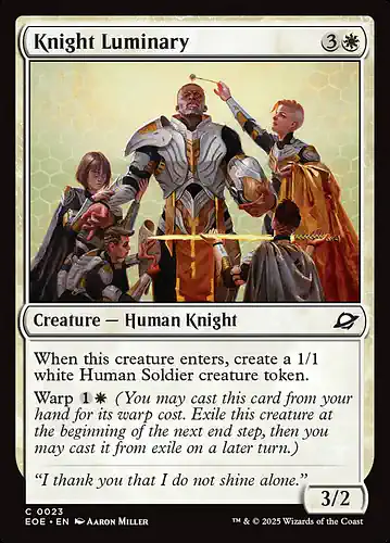 Knight Luminary - eoe Spoiler