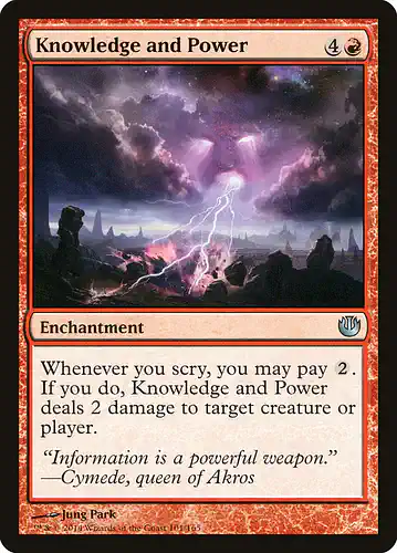 Knowledge and Power - jou Spoiler