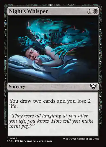Night's Whisper - eoc Spoiler