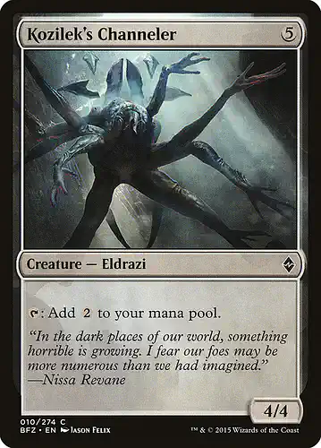 Kozilek's Channeler - bfz Spoiler