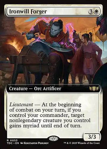 Ironwill Forger - tdc Spoiler
