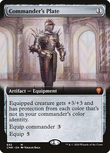 Commander's Plate - cmr Spoiler