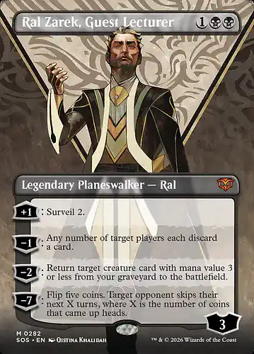 Ral Zarek, Guest Lecturer - sos Spoiler