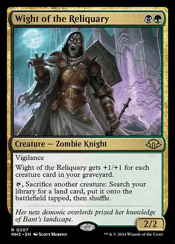 Wight of the Reliquary - mh3 Spoiler