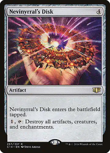 Nevinyrral's Disk - c14 Spoiler