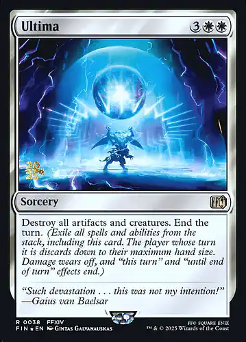 Ultima - fin Spoiler