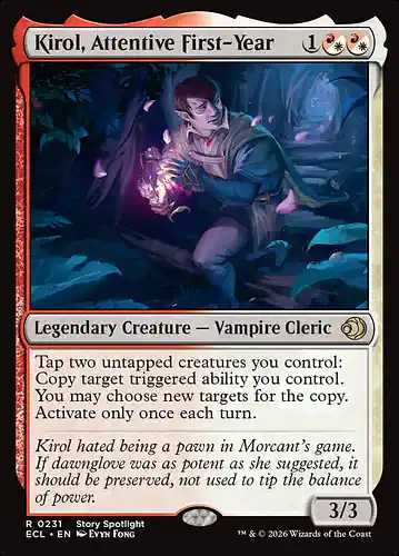 Kirol, Attentive First-Year - ecl Spoiler