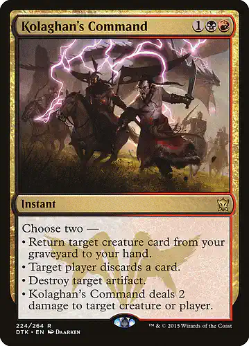 Kolaghan's Command - dtk Spoiler